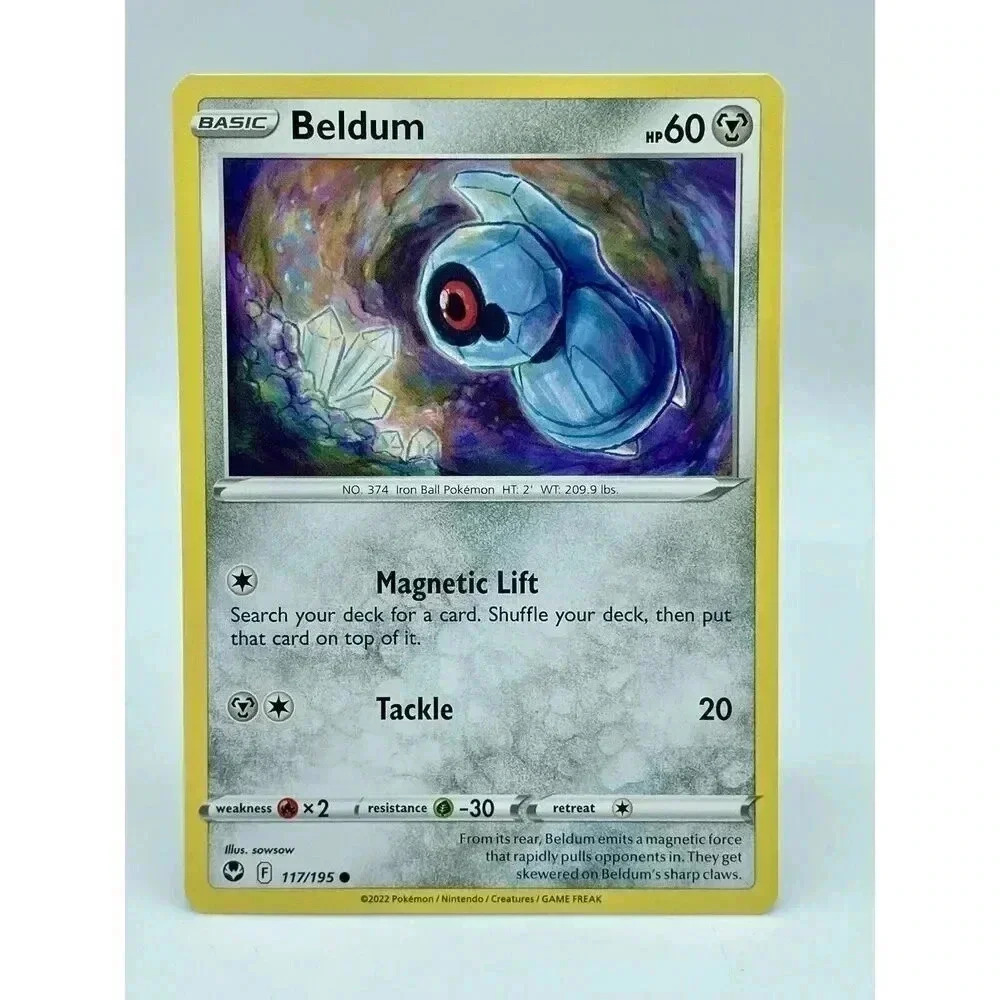 Beldum 117/195 Common Silver Tempest Non Holo Pokemon TCG Mint Unplayed